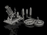 RA058 German WWI 25cm schwerer Minenwerfer / Важкий міномет цілком смоляний комплект 1/35