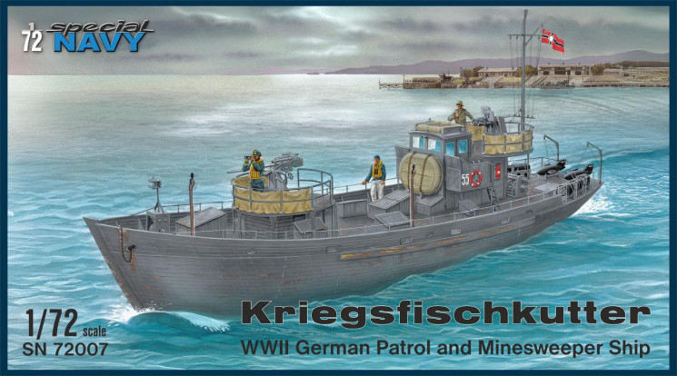 SN72007 Kriegsfischkutter Німецький патрульний та мінний корабель Другої світової