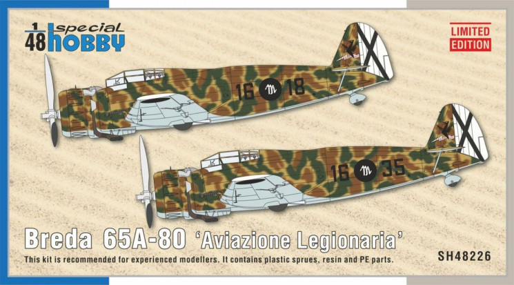 100-SH48226 Breda 65A-80 ‘Aviazione Legionaria’ 1/48