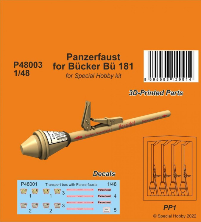 129-P48003 Panzerfaust for Buker Bu 181
