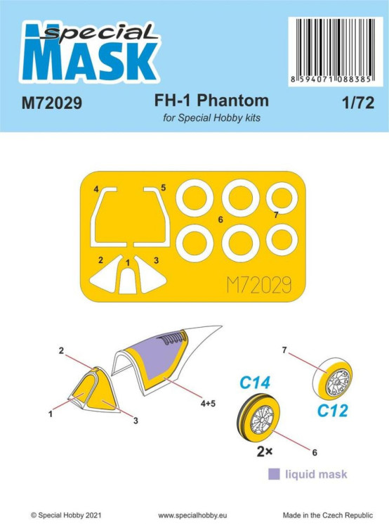 M72029 Маски FH-1 Phantom  1/72