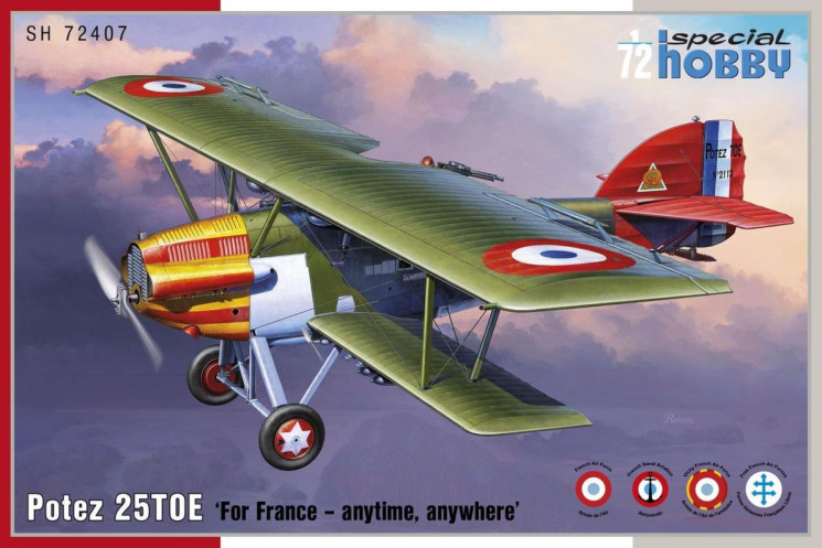 100-SH72407 Potez 25 TOE 1/72
