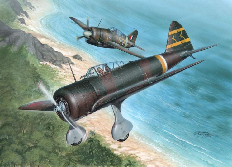SH32040 Kii-27 Otsu Nate /Над Малайєю та Філіппінами 1/32