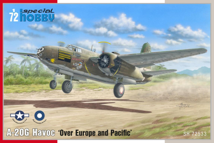 SH72533 A-20G Havoc ‘Над Європою та Тихим океаном’ 1/72